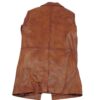 Caveroft Tailored Leather Blazer Jacket Back