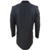 Gray Long Wool Overcoat For Mens