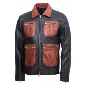 Men's Vintage Trucker Leather Jacket