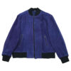 bluecrest suede style bomber jacket front 1