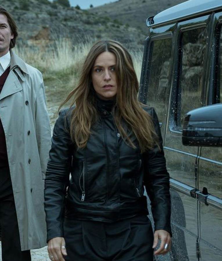 Money Heist Raquel Murillo Leather Jacket