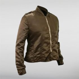 Top Gun Maverick 2022 Jennifer Connelly Brown Jacket - Image 4