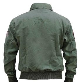 Top Gun Maverick Green Jacket - Image 3