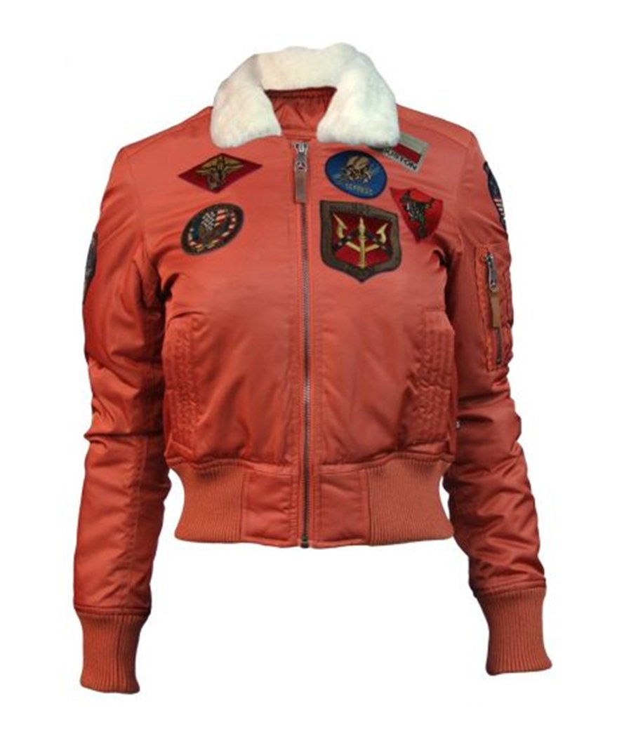 Top Gun B 15 Flight Jacket With Patches