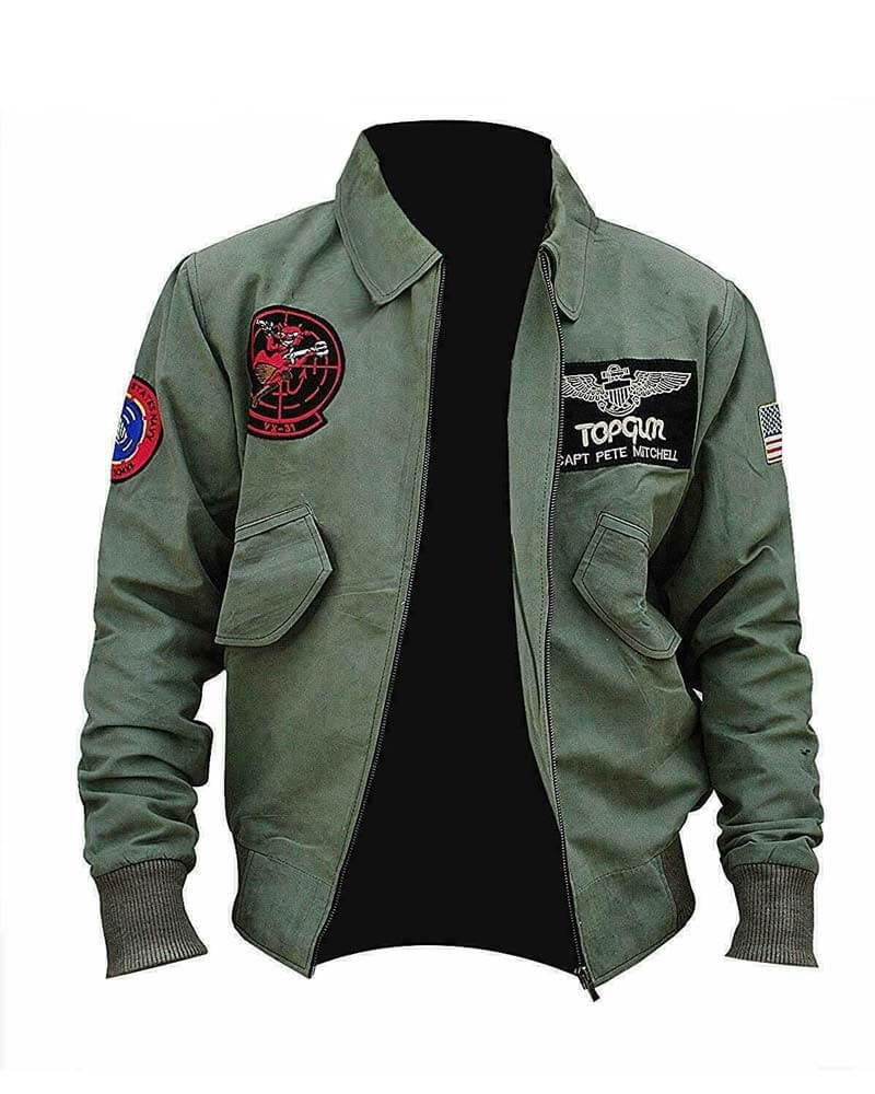 Top Gun Maverick Green Jacket