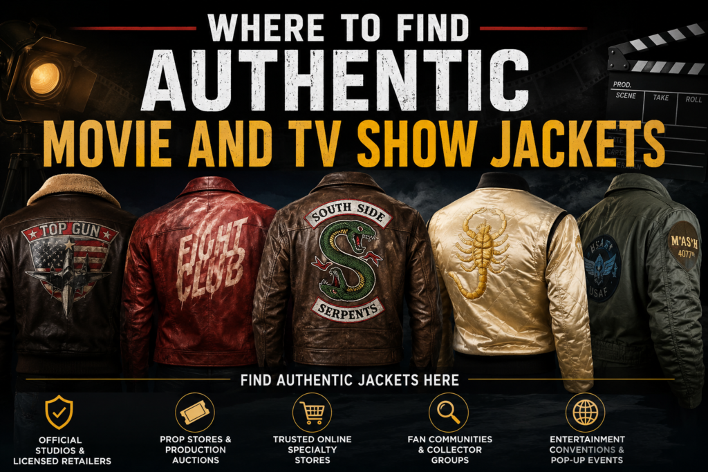 Authentic Movie and TV Show Jackets