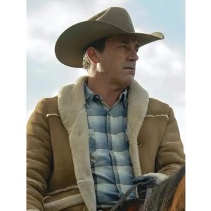 Alternative view of Fargo Jon Hamm Shearling Leather Jacket