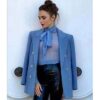 Lily Collins Emily in Paris Wool Blue Peacoat 2 300x300 1