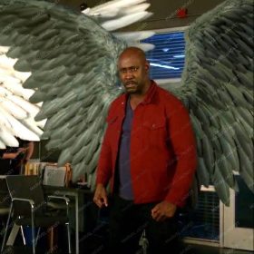 Alternative view of Lucifer Amenadiel Red Jacket