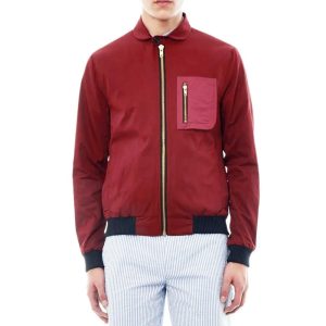 Mission Impossible 5 Simon Pegg Red Jacket