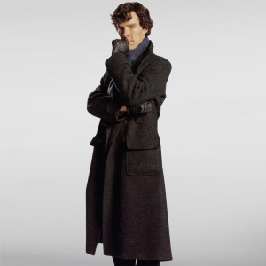Alternative view of Sherlock Holmes Trench Coat