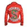 Southside Serpent Red Leather Jacket 1