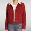 Stranger Things Nancy Wheeler Brown Sherpa Jacket 1 300x300 1