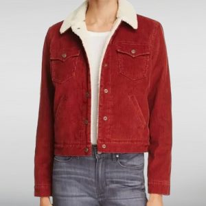 Alternative view of Stranger Things Nancy Wheeler Red Jacket