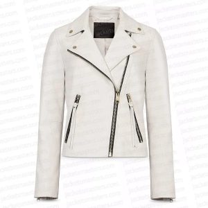 The Equalizer S02 Liza Lapira White Leather Jacket