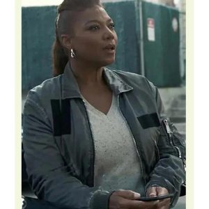 The Equalizer Season 02 Queen Latifah Bomber Grey Jacket