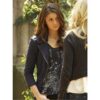 The Vampire Diaries S05 Nina Dobrev Navy Suede Jacket 2 300x300 1