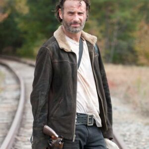 Alternative view of Rick Grimes The Walking Dead Jacket