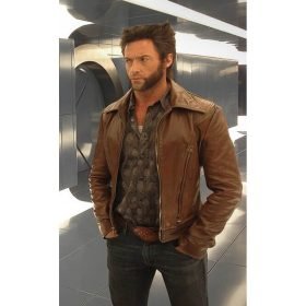 Alternative view of X Men Days of Future Past Leather Jacket