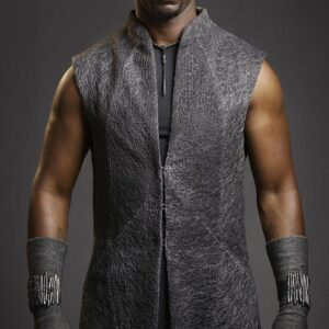 Amenadiel Lucifer Grey Trench Coat