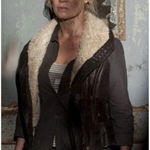 Andrea Laurie Holden The Walking Dead Fur Vest