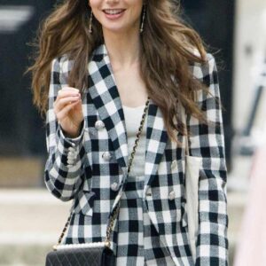 Emily in Paris Lily Collins Coat
