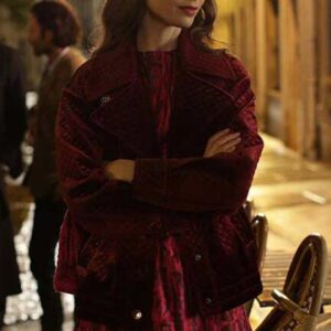 Emily In Paris Lily Collins Velvet Jacket
