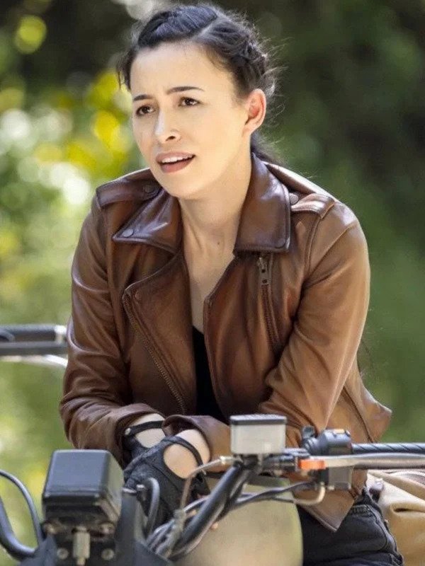 The Walking Dead Christian Serratos Leather Jacket