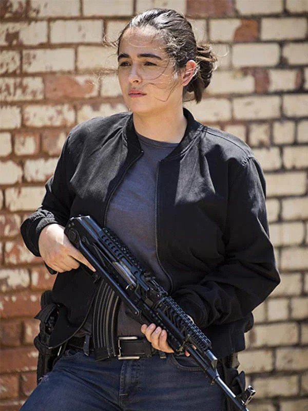 Alanna Masterson The Walking Dead Bomber Jacket