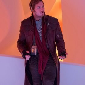 Alternative view of Guardians of The Galaxy 2 Star Lord Trench Coat