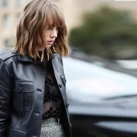 Alternative view of Stranger Things S04 Maya Hawke Leather Coat